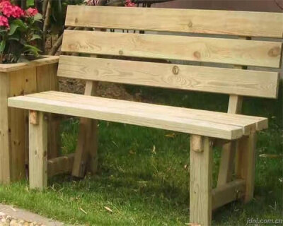 防腐木坐凳